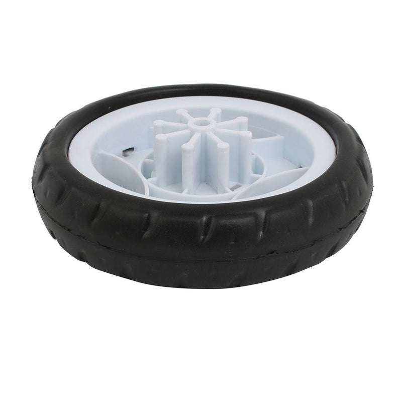 [Australia - AusPower] - uxcell 4pcs 125mm Dia Plastic Single Wheel Pulley Rolling Roller White 6x22mm 4 