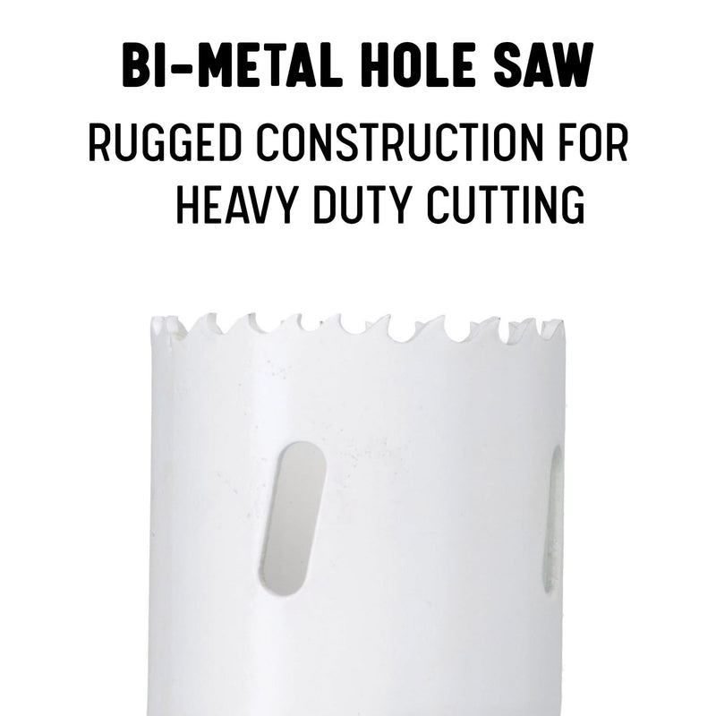 Drill America 5-1/4" Bi-Metal Hole Saw, Made in USA, Cuts Wood, Plastic, Metal, Long-Lasting Durable Blade DMS04-1133-1 5-1/4"