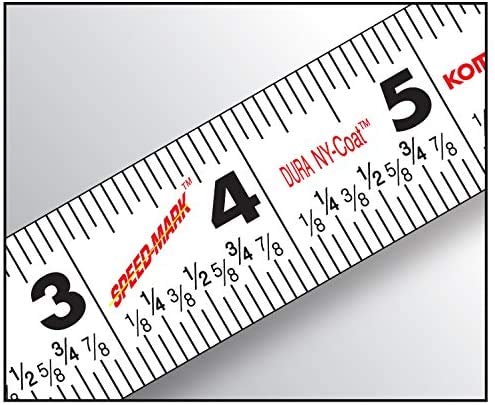 [Australia - AusPower] - Komelon Usa Sm5425 25' X 1" White Speed Mark Tape Measure 4-Pack 