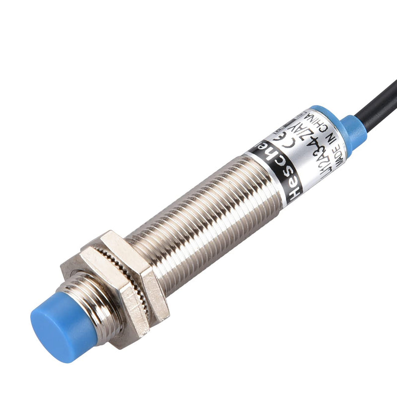 Heschen Inductive Proximity Switch with Sensor LJ12A3-4-Z/AY, Detector 4mm, 10-30V, 200mA, PNP NC (Normally Closed) 3 Wires