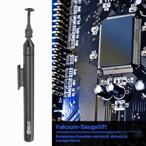 Vacuum Pen Suction Pen L611938 Vacuum Suction Spring with 6 Suction Cups and 2 Suction Tips for IC SMD