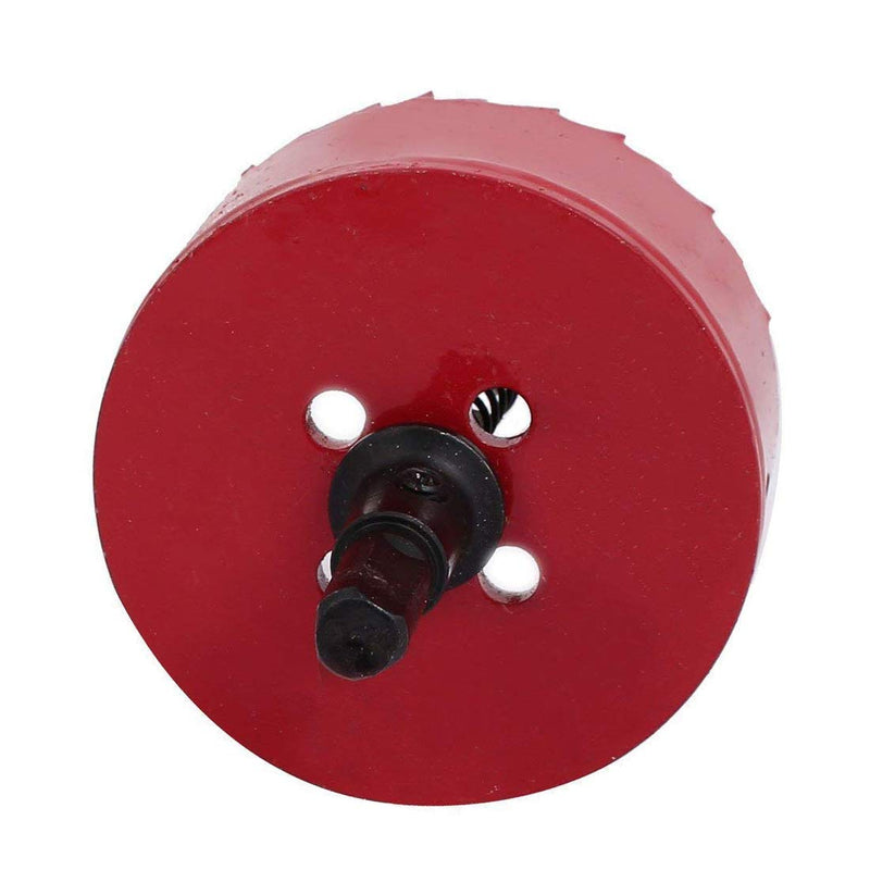 [Australia - AusPower] - Luomorgo 75mm/3 inch Hole Saw, 1 1/4 inch Cutting Depth HSS Bi-Metal Hole Cutter for Wood Cornhole Boards Plastic Drywall & Metal Sheet Red 3" / 75mm 
