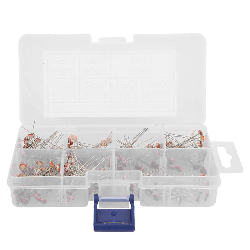 KIMISS 175pcs Photoresistor Kit - GL5506 GL5516 GL5526 GL5528 GL5537 GL5539 GL5549 for Electronics Projects