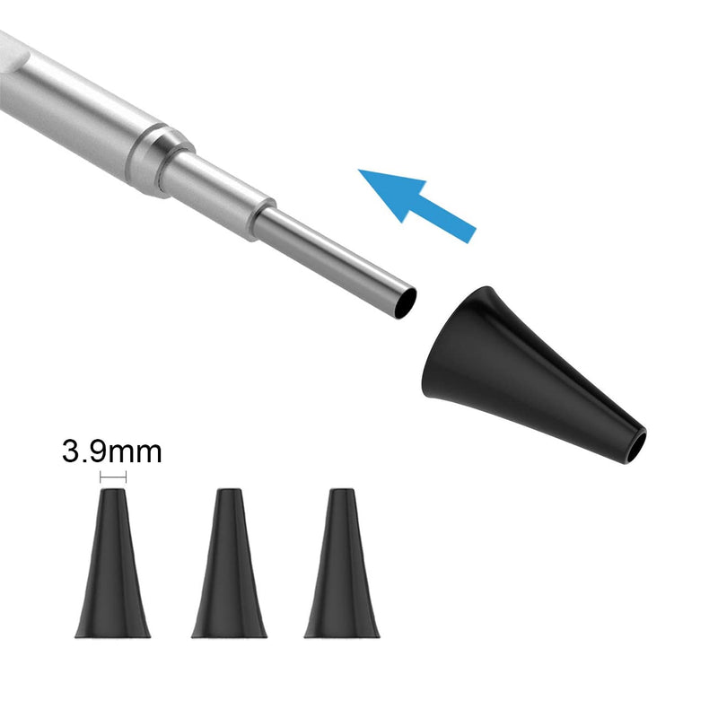 [Australia - AusPower] - Ear Specula Set for 3.9mm Digital Otoscope Ear Wax Removal Camera, Replacement Otoscope Tips, Ear Speculum, Bag of 20 Pices 