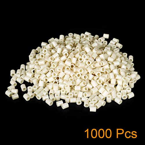 uxcell ABS round spacers washers, 9mm OD, 6mm ID, 10mm height for M5 screws, 1000-piece set