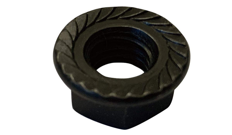 [Australia - AusPower] - Small Parts 14NRBZ 1/4"-20 Serrated Flange Hex Lock Nuts Case Hardened HR15N 78/90 Black Zinc and Bake (Pack of 50) 