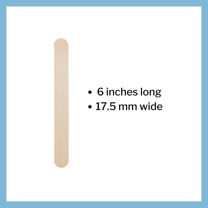 [Australia - AusPower] - McKesson Tongue Depressor, Sterile, Wooden, Individually Wrapped, Adult, 6 in, 100 Count 100 Count (Pack of 1) 