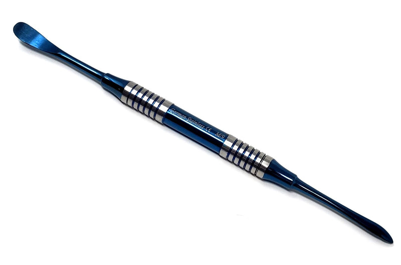 [Australia - AusPower] - Professional Dental Periosteal Elevator Molt M9, Stainless Steel with Blue Titanium Coated Tips Molt 9 