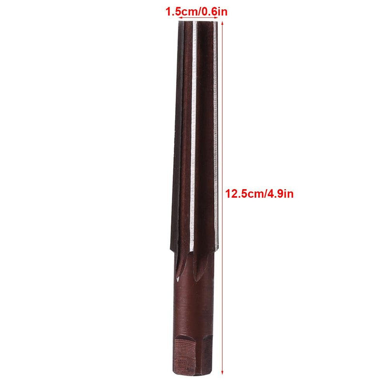 [Australia - AusPower] - 2Pcs MT2 Taper Reamer Fine/Rough Reamer Tool Straight Shank 1.5x12.5cm 