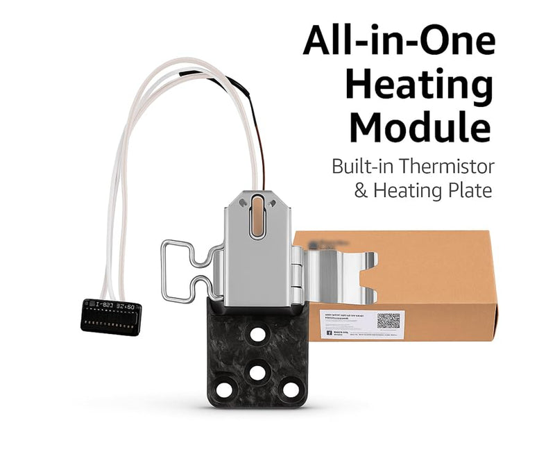 Bamboo lab Upgraded Hotend Heating Assembly for Bambu Lab A1 & A1 Mini, Replacement Hot End Kit with Heating Block for 3D Printer