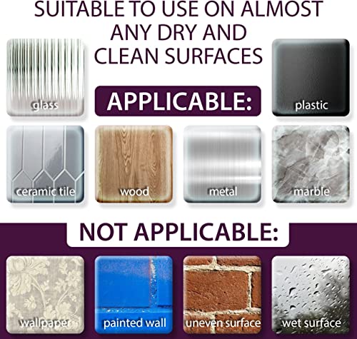 GreenFix large clear double-sided sticky dots, removable adhesive dots, 1.5 x 1.5 inches, 40 pieces