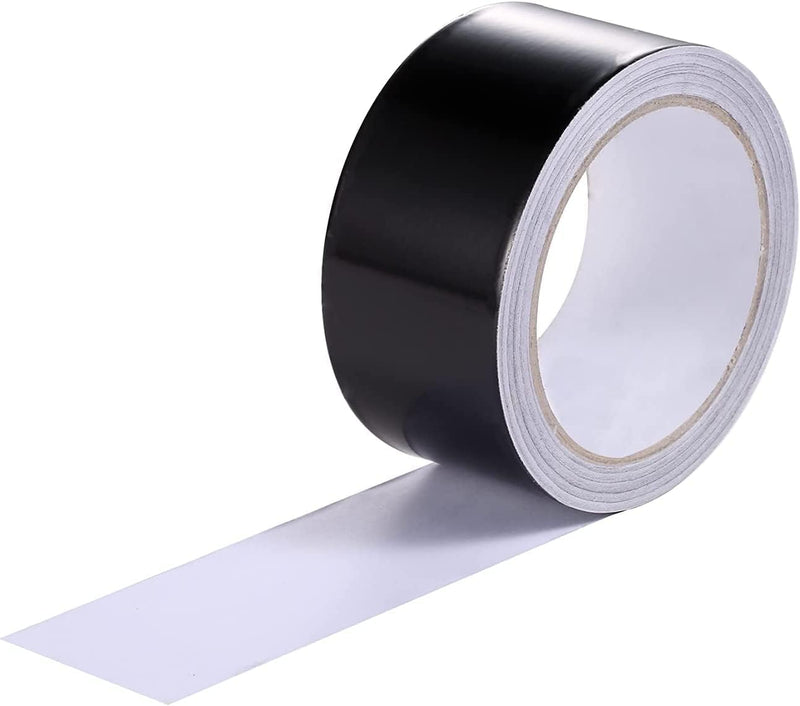 Black Aluminum Foil Tape - Car Sound Deadening Insulation Sealing Tape, Heat Resistant, Sound Dampening, Heavy Duty Waterproof, 2in x 66ft Black