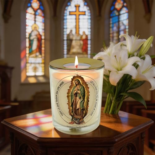 Our Lady of Guadalupe Rose Fragrance Candle 50H