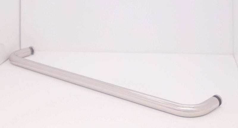 Heaven Tvcz Chrome Towel Bar Pull Handle Frameless Shower Glass Door 24" for Tempered Glass Doors