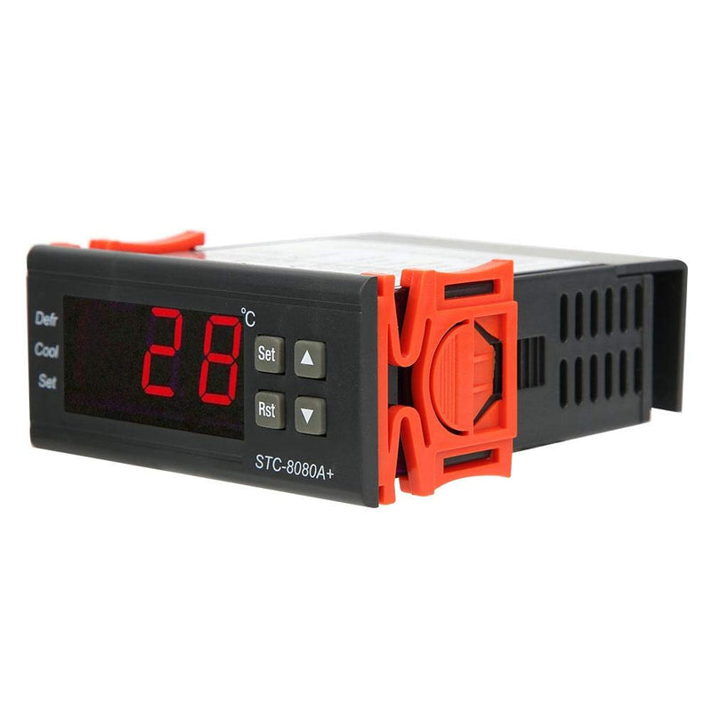 [Australia - AusPower] - Temperature Controller, STC-8080A+ Digital Thermostat Refrigerating Defrosting Alarming Temperature Controller 