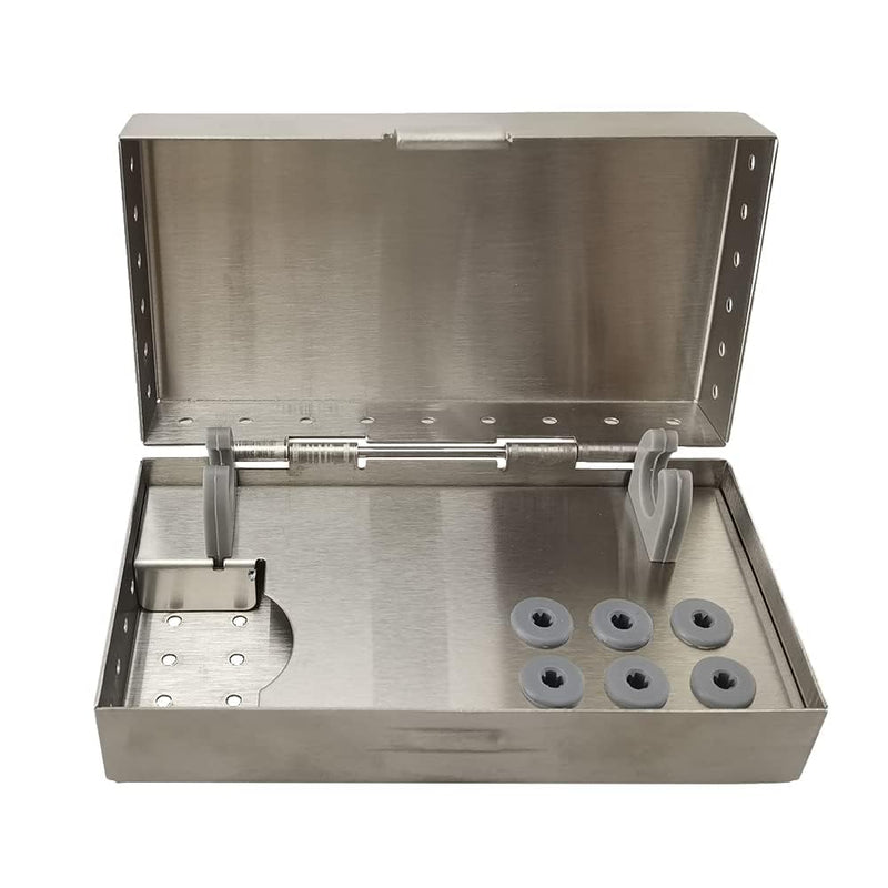 [Australia - AusPower] - Airgoesin Dental Ultrasonic Tooth Cleaner Piezo Scaler Handpiece Tips Files Holder Torque Wrench Stand Block Container 
