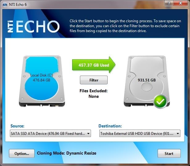 NTI Cloning Kit | NEW! Version 6 of NTI Cloning Software | Best for SSD and HDD Upgrades | Software via Download | SATA-to-USB Adapter Included for 2.5" SSD and HDD