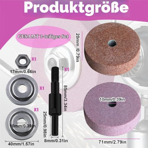 High Quality Drill Sharpening Stone - Multi Purpose Whetstone Ideal for Various Materials