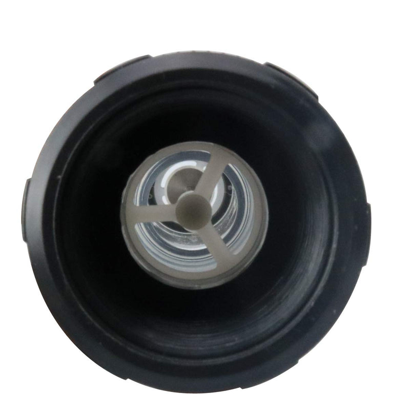 [Australia - AusPower] - 5-35LPM Inline Clear Acrylic Water Flowmeter 1PT Dia Threads 
