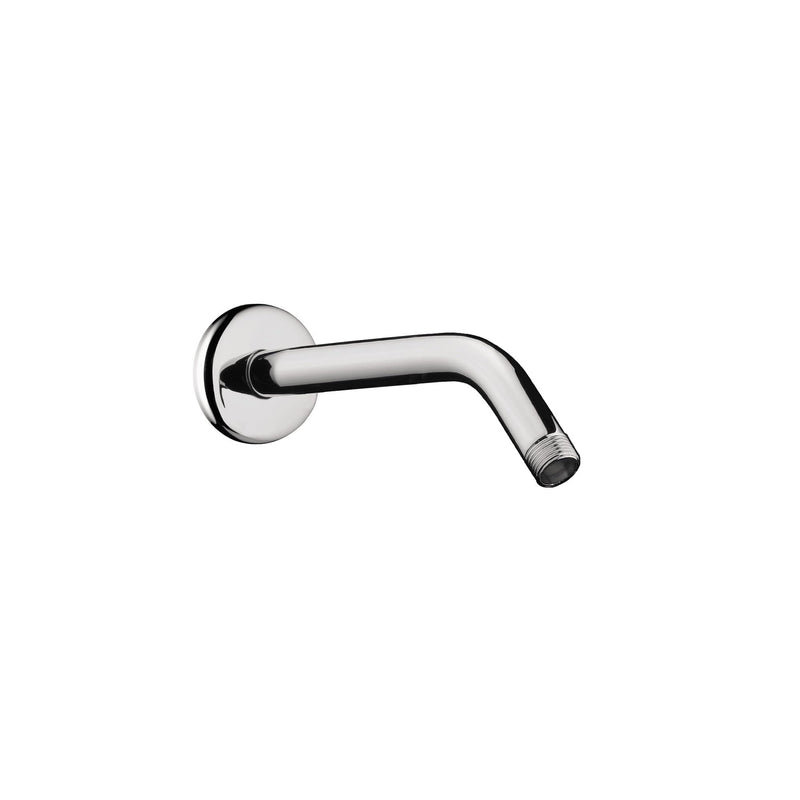 hansgrohe Extended Length 9-inch Modern Showerarm in Chrome, for Wall Mount Showerhead, 04186003