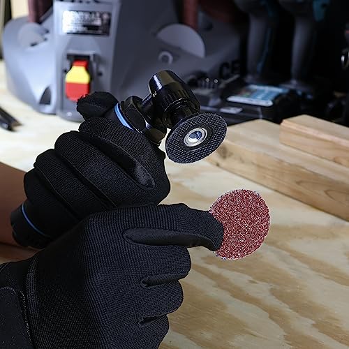 ABN 2-inch 36-grit aluminum oxide hook and loop sanding discs, 50-pack round abrasive sander pads