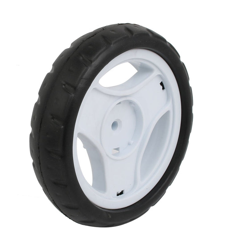 [Australia - AusPower] - uxcell 4pcs 125mm Dia Plastic Single Wheel Pulley Rolling Roller White 6x22mm 4 