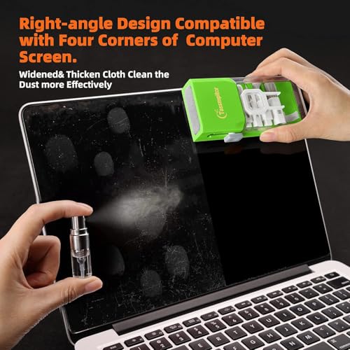 All-in-1 Keyboard Cleaner Laptop Cleaning Kit,Computer Screen-Safe Tools LightGreen