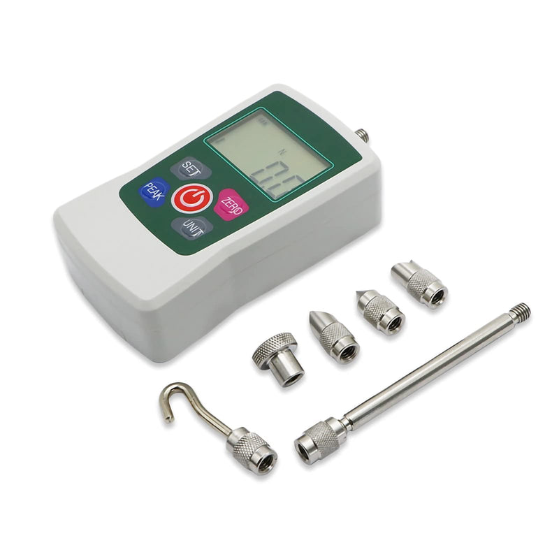 [Australia - AusPower] - 500N Digital Force Gauge High-Precision Push-Pull Meter for Tension & Compression Testing (N, kg, lb, oz) Real-Time/Peak/First Peak Modes Ideal for Quality Control & Material Testing 500N 