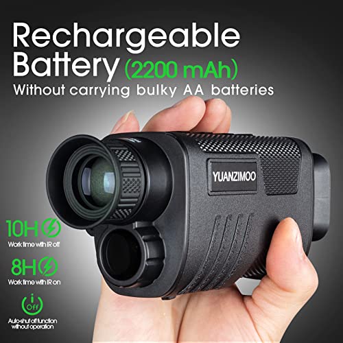 Upgraded Night Vision Monocular Digital Infrared Monocular Telescope for 100% Darkness with 8X Zoom 2000mAh Rechargeable Battery Tripod 32 GB SD Card & Card Reader, for Adult Hunting Camping Black