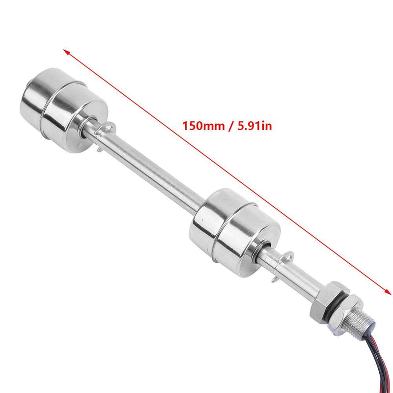 [Australia - AusPower] - Stainless Steel Float Switch Level Sensor for Water Tank Pool(Floating Body 150mm) Floating Body 150mm 