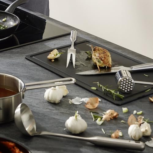 Fissler Essential Soup Ladle, 18/10 Stainless Steel Kitchen Utensil for Soups & Sauces, Ergonomic Handle, Dishwasher Safe