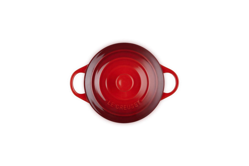 Le Creuset Stoneware Mini Round Cocotte, 14 oz., Cerise 14 Oz.