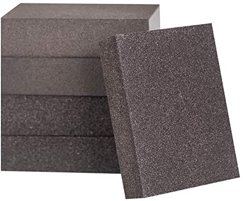 [Australia - AusPower] - 5 pieces sanding sponge, coarse/medium/fine/superfine, 5 different specifications, sanding pads assortment for wood, metal, wall foam, drywall Mix Körnung 