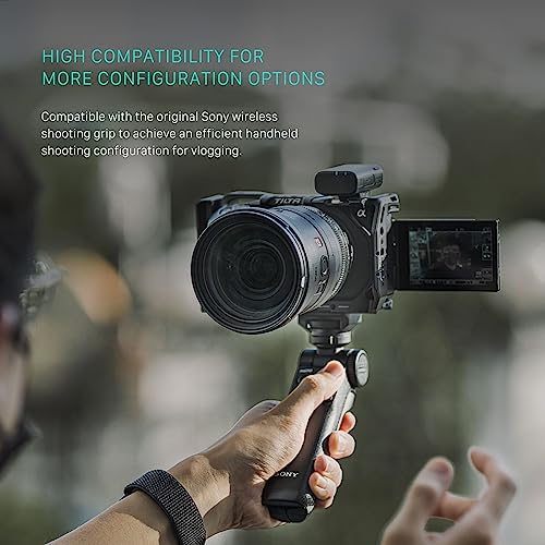 Tilta Full Camera Cage Compatible with Sony ZV-E1 | Cold Shoe, NATO Rail, M3 & 1/4"-20 Mounting Threads | Detachable ARCA Plate for Horizontal or Vertical Shooting | Integrated Cooling System | Black
