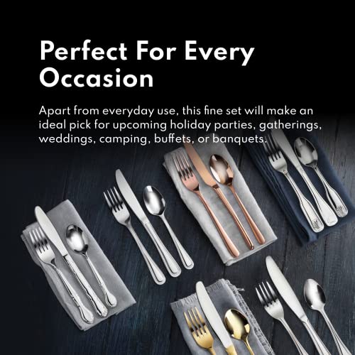 New Star Foodservice Slimline Pattern 18/0 Stainless Steel Dinner Fork, 7.5-Inch, Set of 12, Commercial Grade