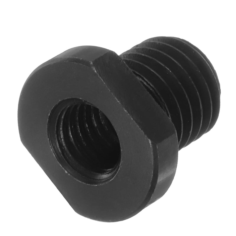 QUARKZMAN M10 Female to M14 Male Adapter Polisher Adapter Connection Rotary Tool Attachment Thread Adapter Conversion Tool for Diamond Core Drill Polishing Wheel Black