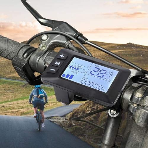 LCD Display Panel for Electric Bicycles and Electric Scooters - Speedometer with 5-Pin Connection for Bicycle Scooter Accessories
