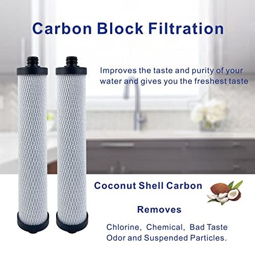 FILSADAE compatible Hydrotech RO replacement filter set with 50 GPD membrane for under-sink water filtration