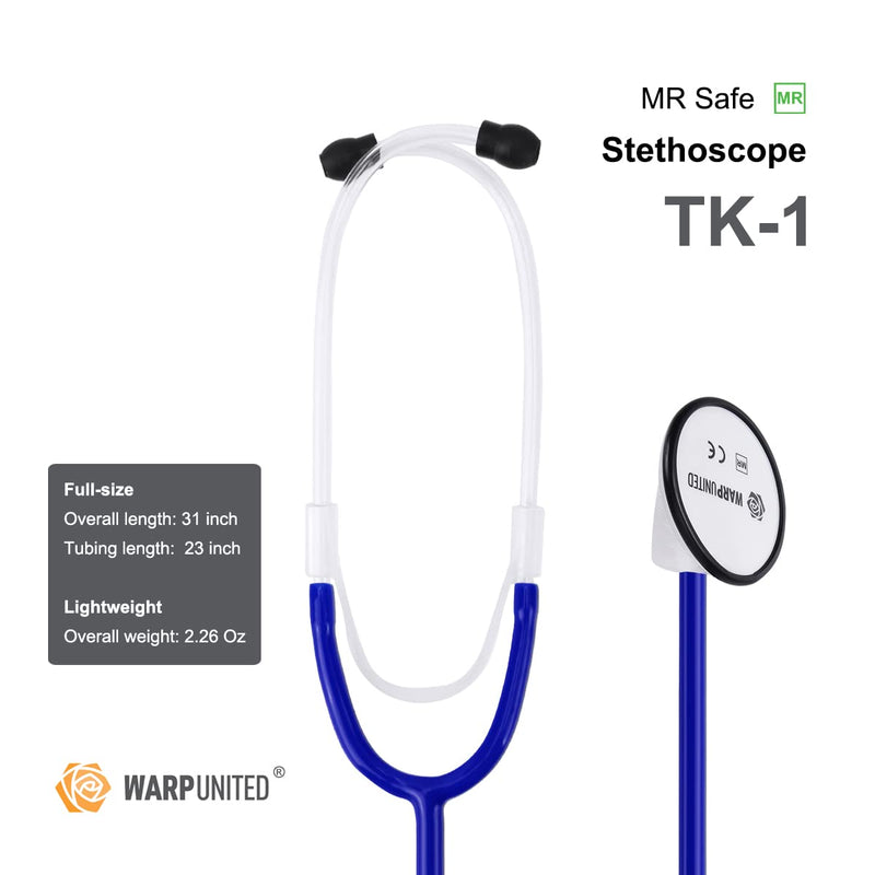 [Australia - AusPower] - TK-1 MRI MR Safe Dual-Frequency Stethoscope Royal Blue 