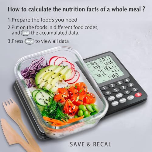 UNIWEIGH Digital Kitchen Food Scales for Accuracy Measurements