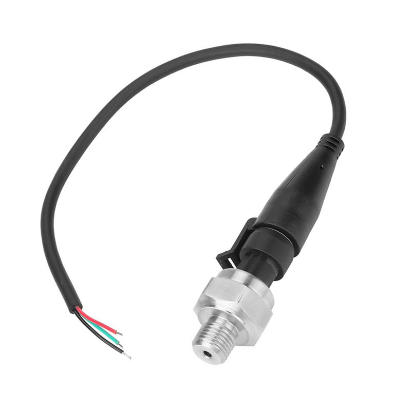 G1/4 Pressure Sensor DC 5V Stainless Steel High Pressure Sensor 0-80 PSI for Water Air Gas Heating Oil Liquids Gases with G1/4 Connection