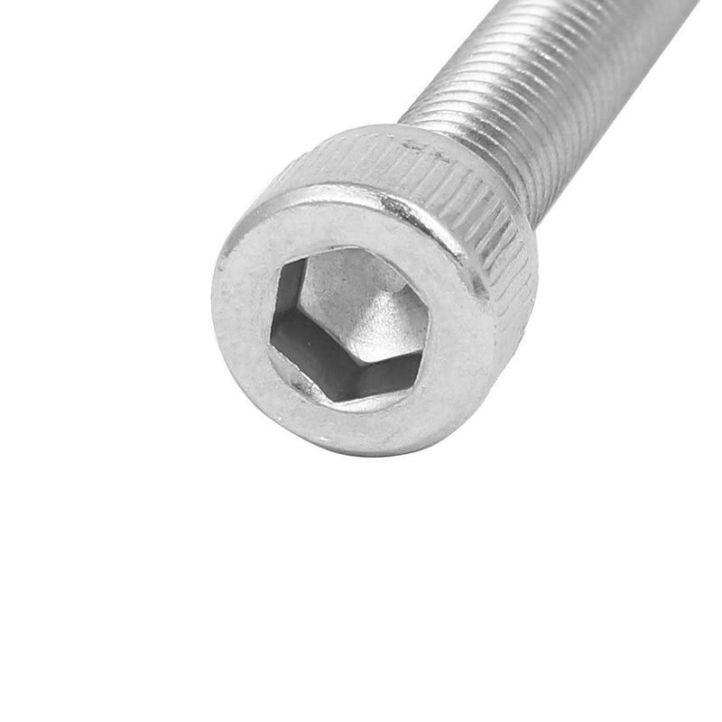 [Australia - AusPower] - uxcell M10 x 120mm 304 Stainless Steel Hex Socket Head Cap Screws DIN912 5PCS 