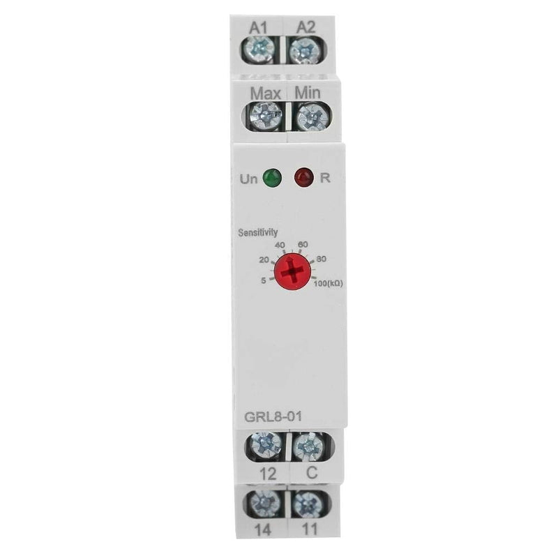 [Australia - AusPower] - Liquid Level Controller,GRL8-01 Liquid Level Control Relay Water Level Controller 10A (AC/DC 24V-240V) 