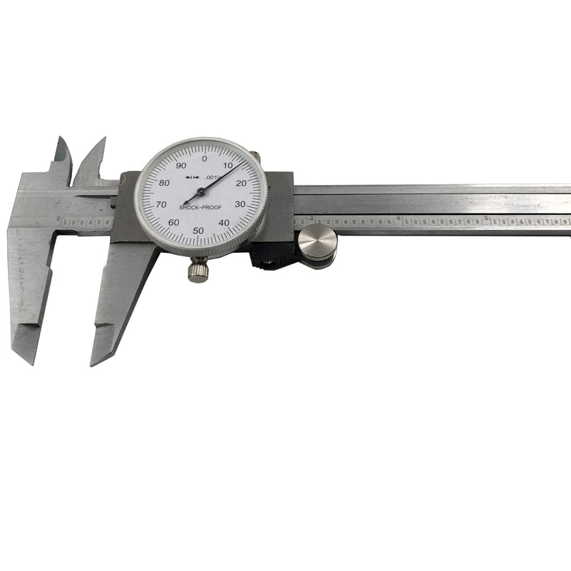 [Australia - AusPower] - FainWan 6" Utility Dial Caliper, 6 inch 0.001" Precision Resolution with Slide Lock Stainless Steel Shock Proof 