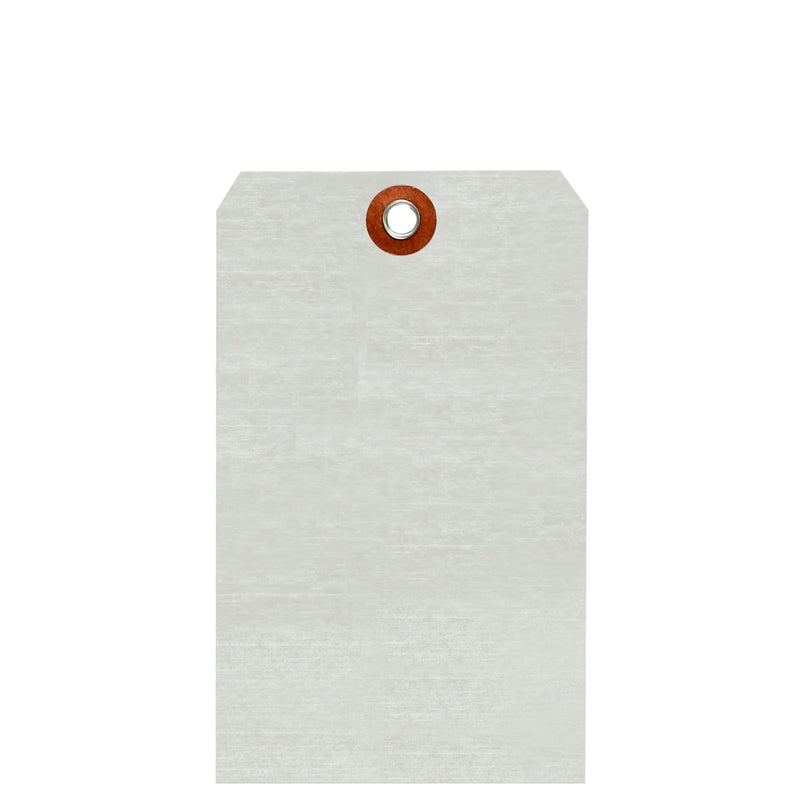 SmartSign Debossable Dead-Soft Aluminum Indentable Blank Write-On Marking Tags | 3" x 5", Pack of 100 3" x 5" No Attachment - Pack of 100
