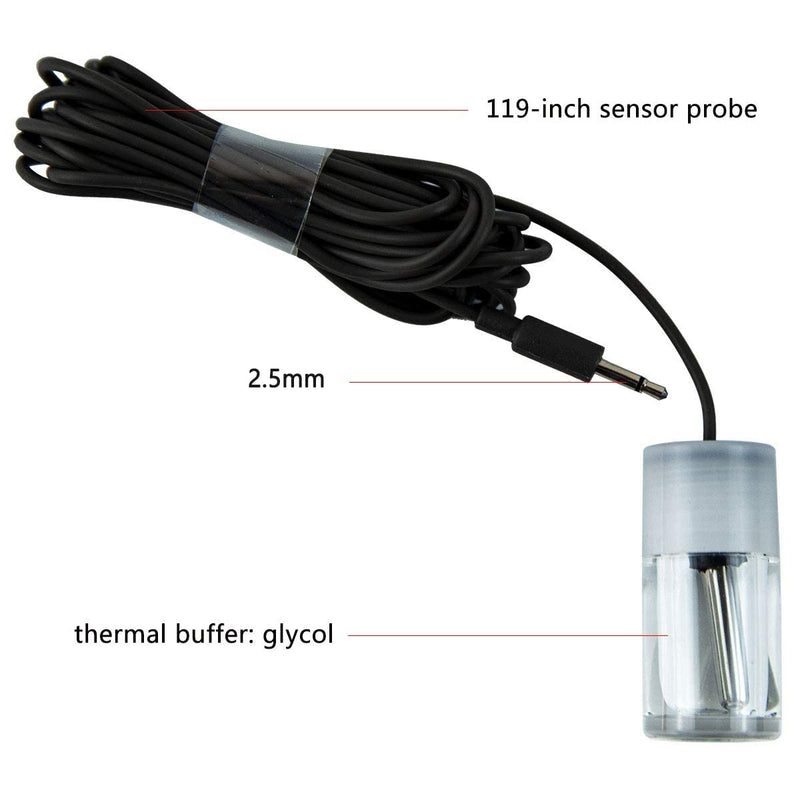 Elitech GSP-6 External Temperature Sensor Propylene Glycol Bottle for Life Science, Vaccine and Medicine Transportation