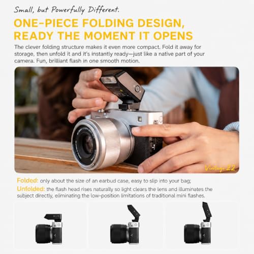 VILTROX Spark Z2 TTL Mini Flash for Nikon Portable Camera Flash US-Z2-N