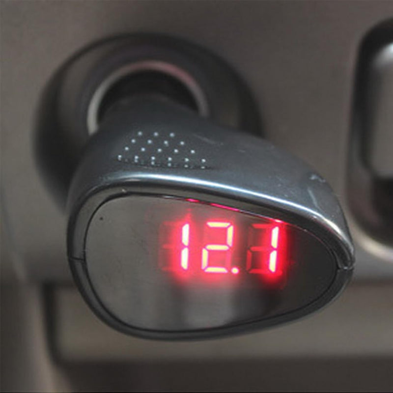 [Australia - AusPower] - Eaglerich Car Vehicle Voltmeter Voltage Gauge Volt Meter Cigarette Plug Monitor 12V 