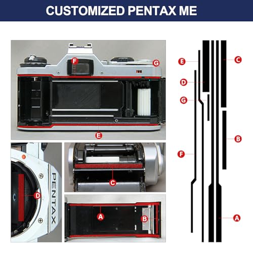 eTone Light Seal Foam Replace Sponge Sheet 3Kits for Pentax ME ME Super MG MV1 Camera