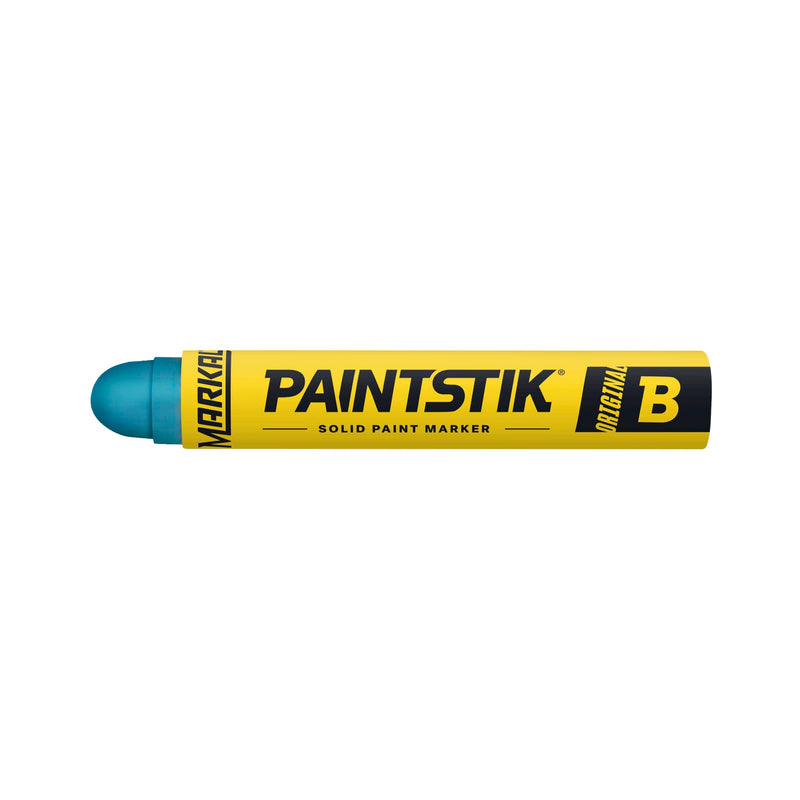 Markal 82835 F Paintstik - Rough Surfaces Solid Paint Marker, Flourescent Blue (Pack of 12) Fluorescent Blue